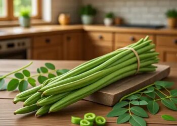 Moringa: Helpful in reducing increasing weight, detoxifies the body from inside.