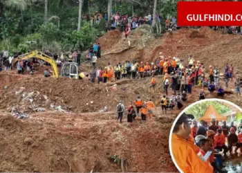 Nature wreaks havoc in Indonesia, mountain falls on sleeping people, 8 killed and more than 80 missing