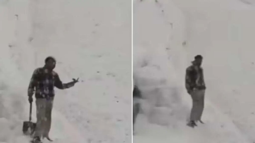 Nature's havoc in Himachal, 'river of ice' flowing through the mountains, scene captured in video