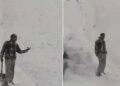 Nature's havoc in Himachal, 'river of ice' flowing through the mountains, scene captured in video