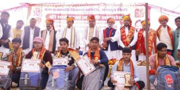 Prajapati Samaj celebrated the birth anniversary of devotee Shiromani Shriyade Maa.