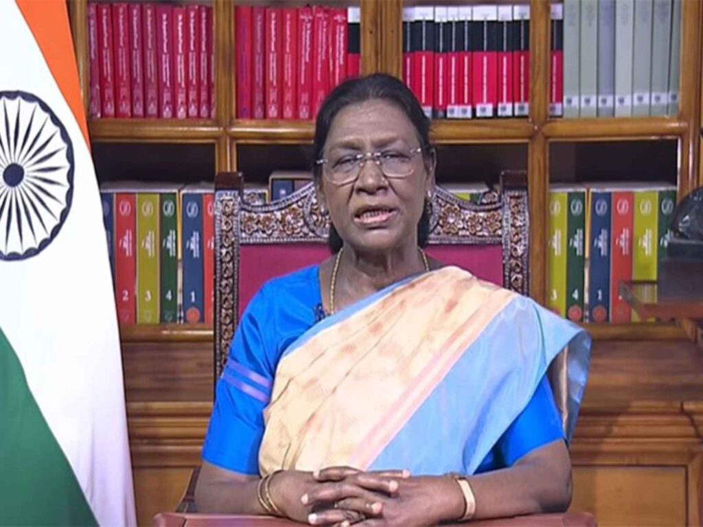 President Draupadi Murmu's message before Republic Day, said- 'India will become developed only through women leadership'