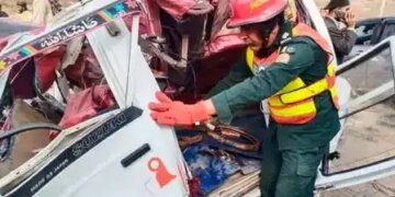 Road accident in Punjab, Pakistan, 3 killed