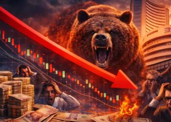 Stock Market Closing Bell: Outcry in the stock market on the first day of the week, Sensex closed 324 points and Nifty fell 109 points.