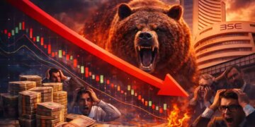 Stock Market Closing Bell: Outcry in the stock market on the first day of the week, Sensex closed 324 points and Nifty fell 109 points.