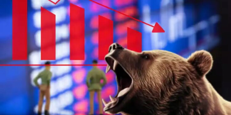 Stock Market Closing: The decline in the market is not stopping, Sensex closed by falling by 271 points and Nifty by 75 points.