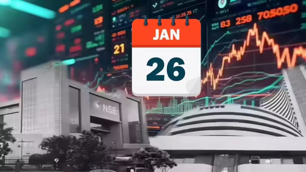 Stock Market Holiday Update: Will the market remain open today on Republic Day or will there be trading, remove confusion
