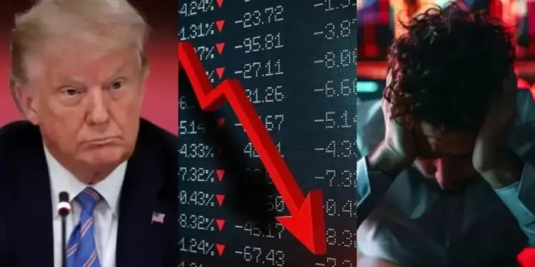 Stock Market closing: An outcry in the stock market due to Trump's decision! Sensex fell by 780 points, Nifty also down by 260 points.