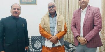The city's intelligentsia paid a courtesy call to Education and Panchayati Raj Minister Madan Dilawar.