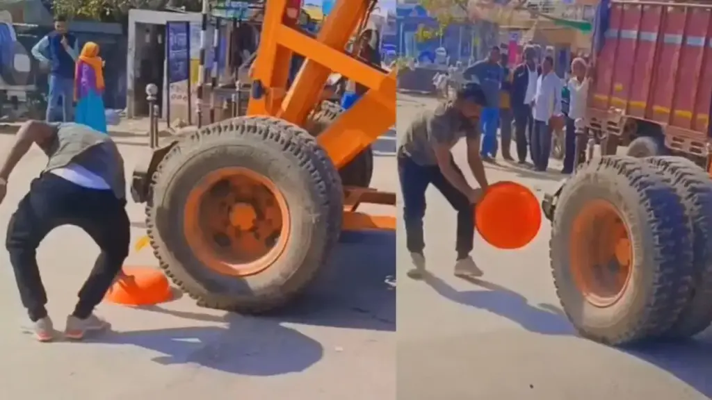 The guy gave such a demo of guarantee of plastic tub, people said - this is the real Made in India power