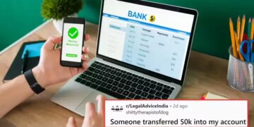 The man was asking to return through UPI after sending Rs 50,000 in the bank account, the person took precautions on suspicion of scam