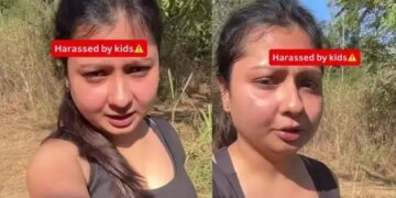 'They are talking about my b**bs...' Woman accuses 10 year old children of making obscene comments, users are raising questions on parenting after watching the video