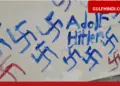 Two minors arrested for making swastikas in a park in Brooklyn, America, police registered a case of hate crime