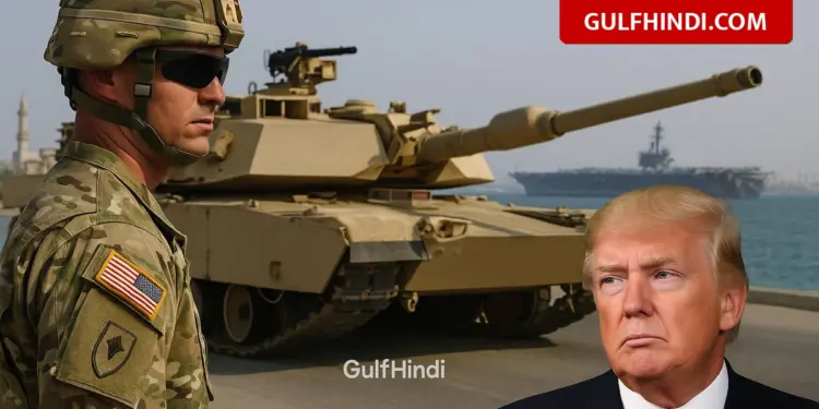 US Army deployed in front of Iran, Trump said all options are open