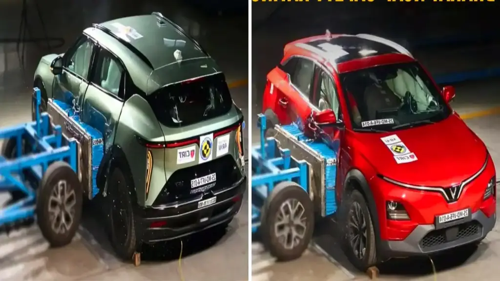 VinFast VF 6 and VF 7 get 5 star safety rating in Bharat NCAP crash test, know features and price