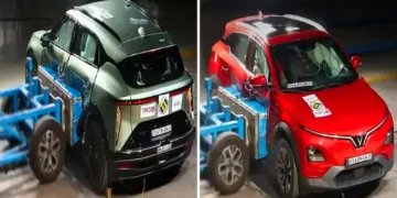 VinFast VF 6 and VF 7 get 5 star safety rating in Bharat NCAP crash test, know features and price