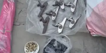 Weapon found again in Tok... Illegal ammo and weapons, DST team's action