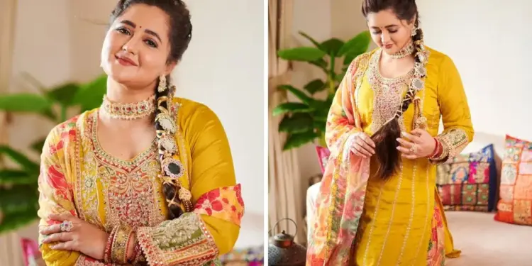 What to wear on Basant Panchami? This stylish yellow suit will give you a royal look, everyone will ask where you got it from