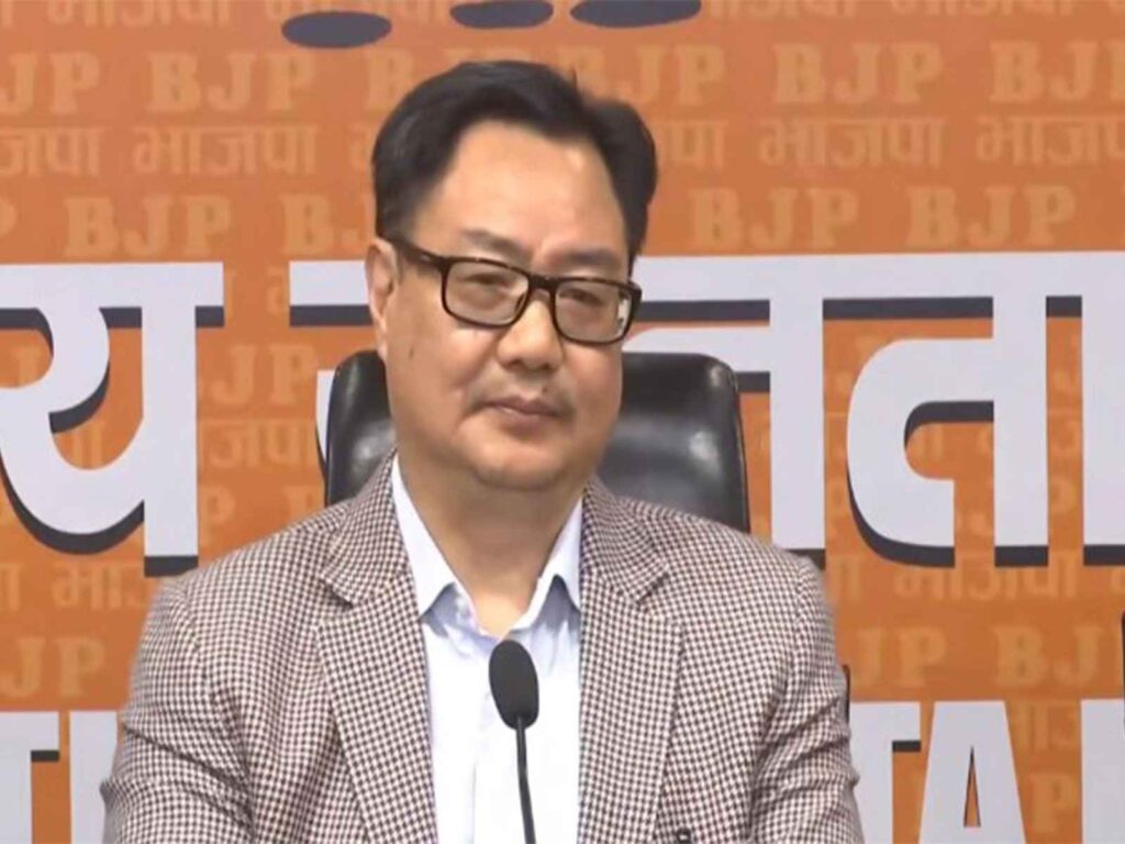 ​BJP called the performance of Youth Congress in AI Summit 'obscene', Rijiju said - party should apologize