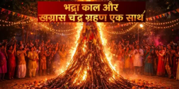 Holi 2026: Rare coincidence of Bhadra and Khagras lunar eclipse on Holi, know the auspicious time of Holika Dahan.
