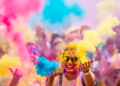 Example of Ganga-Jamuni culture of Lucknow: Holi of flowers with Rojedars in Chaupatiya Holi procession, 52 years old tradition