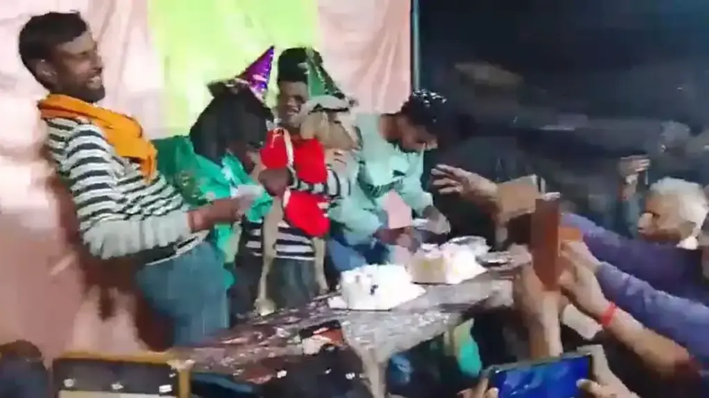 200 people's party and DJ...' Forget humans, this brother has made goats' birthday, video goes viral.