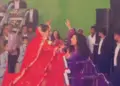 A girl created a stir wearing a lehenga at her best friend's wedding, the boys were shocked to see the dance!