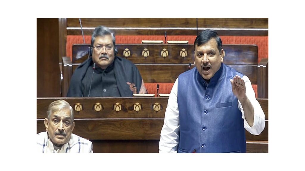 Aam Aadmi Party MP Sanjay Singh's big statement, says, "BJP is doing politics of hatred in the country"