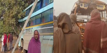 Accident on Jaipur-Nagaur-Phalodi Mega Highway: Sleeper bus and school bus collide, 6 children injured