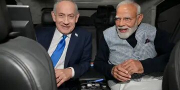 After speech in Israeli Parliament, PM Modi and Netanyahu rode in the same car, shared photo