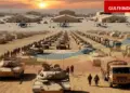 America deployed its largest army in the Middle East, such a scene for the first time since 2003