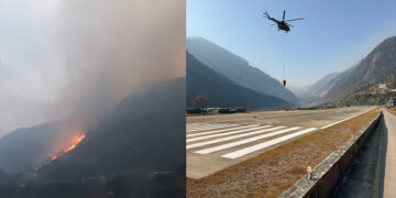 Army and Air Force engaged in operation on war footing to extinguish forest fire in Arunachal Pradesh and Nagaland.