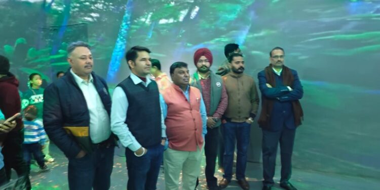 Confluence of education and entertainment: Journalists of PIB Jaipur visited Kapurthala Science City, came face to face with the amazing nature of modern science.