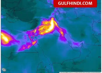 Dust storm warning in Saudi and Kuwait, Meteorological Department said winter is not over yet