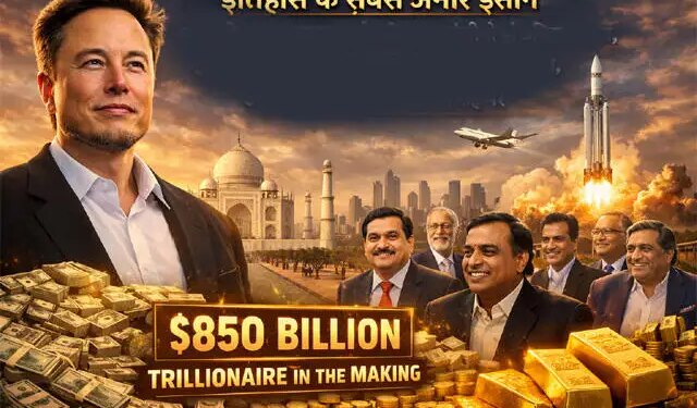 Elon Musk is very close to becoming the world's first trillionaire, wealth crosses 800 billion dollars
