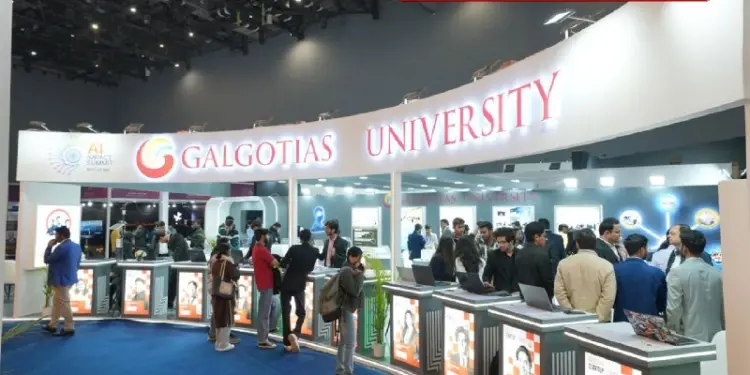Galkotias University's claim on AI robot turned out to be false, order to remove stall from Bharat Mandapam