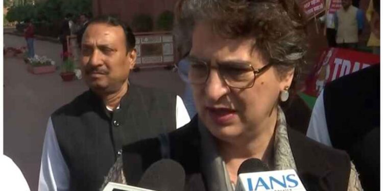 'I did not abuse anyone': Priyanka Gandhi calls Rijiju's allegations false