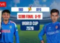IND vs AFG U19 Semifinal Score Update: 9 fours and 4 Vaibhav played a explosive innings, know here how much the score reached