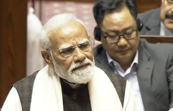 'If you see the mirror, where will you hide your truth...', PM Modi's taunt at the opposition in Rajya Sabha