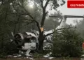 India One Air plane crash reported, plane hits tree due to engine failure, 1 dead