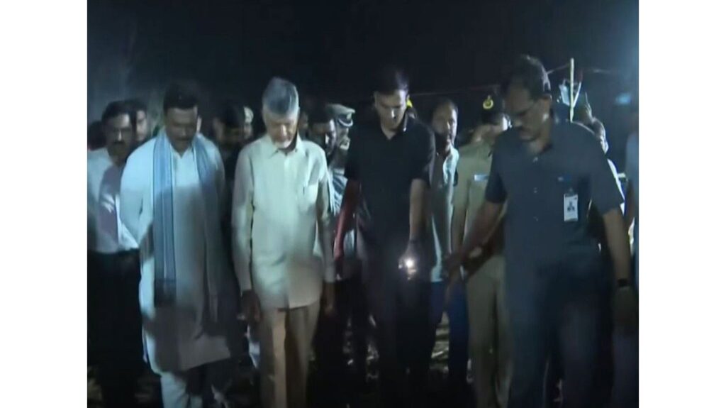 Kakinada firecracker blast: Chief Minister Chandrababu Naidu announces ex-gratia of Rs 20 lakh, four officials suspended