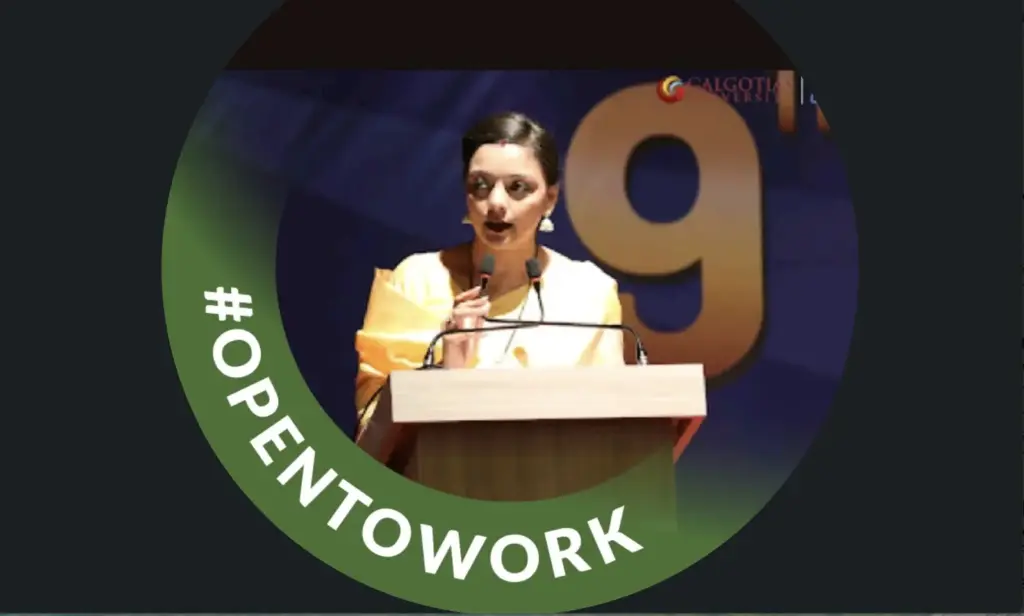 Madam Neha Singh of Galgotias University is now searching for a job on LinkedIn, the government got the stall vacated from Ai Summit by cutting electricity.