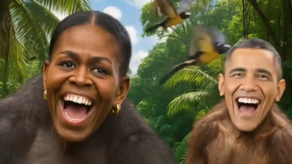 'Monkey's body, Obama's face...' Trump shared such a video that it created an uproar in America.