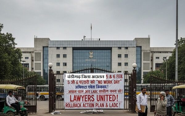 No work day in Chandigarh District Court on 5th and 6th February: Lawyers open front against action plan and LADC system