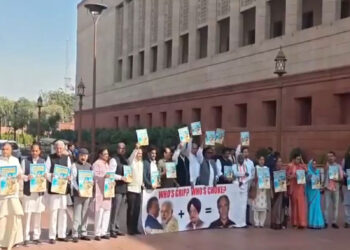 Opposition uproar over Epstein connection, demands resignation of Hardeep Singh Puri
