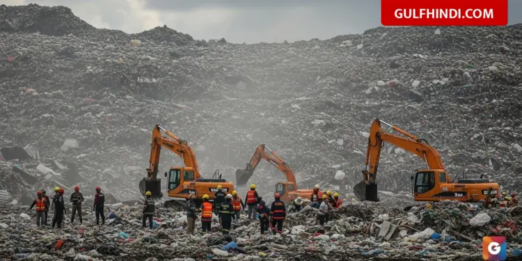 Philippines Landfill Collapse: Fear of 50 people being buried due to falling mountain of garbage, administration denies claim