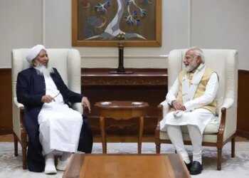 Prime Minister Modi meets Indian Grand Mufti Kanthapuram AP Abubakar Musaliar