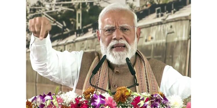Prime Minister Modi targeted Congress, saying "this shows how ideologically bankrupt they have become"
