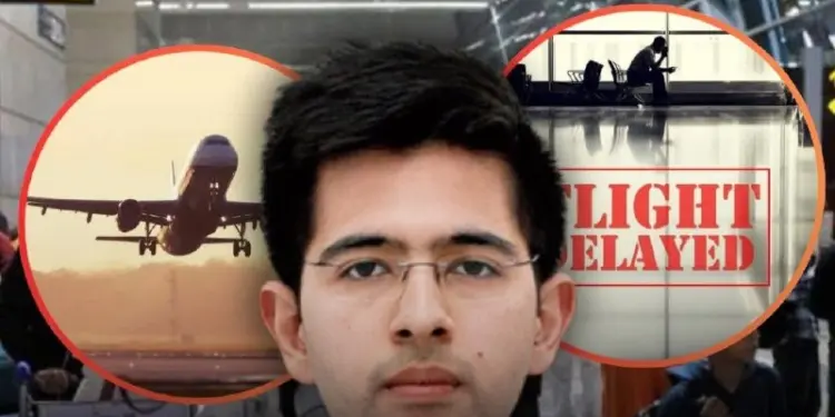 Raghav Chadha raised demand in Parliament, passengers should get money for every hour in case of flight delay