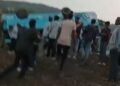 Rajasthan: Horrific road accident in Banswara, bus full of wedding procession overturned on slope, 3 dead and more than 40 injured.
